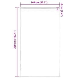 Berkfield Home Voile Curtains with Rod Pockets 2 pcs White - thumbnail 9