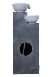 Living and Home Solar Outdoor Water Fountain for Garden Landscaping in Grey - thumbnail 7