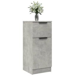 Berkfield Home Sideboard Concrete Grey 30x30x70 cm Engineered Wood - Size: 30 x 30 x 70 cm - thumbnail 4