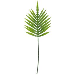 Leaf 80cm Ball Vase Artificial Tropical Palm Leaves in Green - thumbnail 2