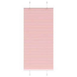 Berkfield Home Pleated Blind Pink 55x150 cm Fabric Width 54.4 cm Polyester