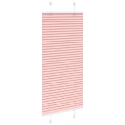 Berkfield Home Pleated Blind Pink 55x150 cm Fabric Width 54.4 cm Polyester - thumbnail 3