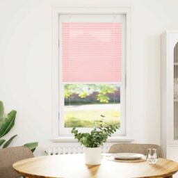 Berkfield Home Pleated Blind Pink 55x150 cm Fabric Width 54.4 cm Polyester - thumbnail 2