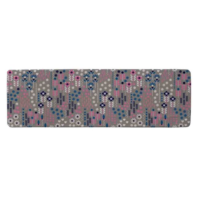 Benjamin Tate Design Selection Of Flowers In Pink Blue & White Runner Rug in Natural - Size: 67 cm x 230 cm - image 1