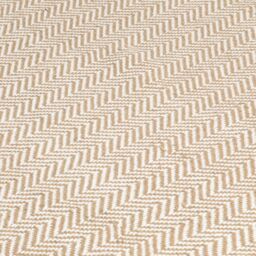 Native Home & Lifestyle Zig Zag Jute & Cotton Rug in Beige - Size: 200 cm x 300 cm - thumbnail 3