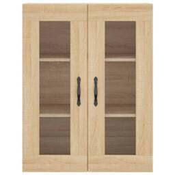 Berkfield Home Highboard Sonoma Oak 69.5x34x180 cm Engineered Wood in Light Oak - thumbnail 6