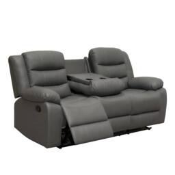Furniture 786 Roma Electric Leather Recliner 3+2 Seater Sofa Set in Grey - thumbnail 6