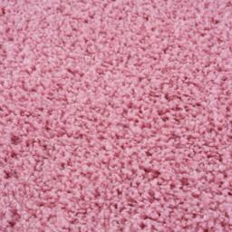 THE RUGS Soft Plain High Pile Shaggy Rugs & Runners Living Room Bedroom 380 in Pink - Size: 80 cm x 300 cm - thumbnail 3