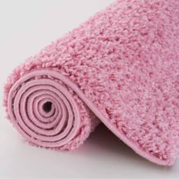 THE RUGS Soft Plain High Pile Shaggy Rugs & Runners Living Room Bedroom 380 in Pink - Size: 80 cm x 300 cm - thumbnail 6