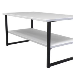 Ready Assembled 2 U Tamworth XXL Coffee Table 1000x500 (Ready Assembled) in White - thumbnail 4