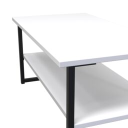 Ready Assembled 2 U Tamworth XXL Coffee Table 1000x500 (Ready Assembled) in White - thumbnail 5