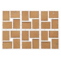 Berkfield Home Collage Photo Frame for 24x(13x18 cm) Picture White MDF - Size: 13x18 cm - thumbnail 3