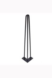 Living and Home 4 Pcs Black Three-Wire Metal Wire Clamp Furniture Legs - thumbnail 2