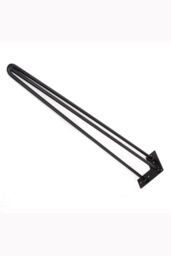 Living and Home 4 Pcs Black Three-Wire Metal Wire Clamp Furniture Legs - thumbnail 3