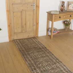 runrug Hallway Carpet Runner Rug - Soft & Comfy, 9mm - Afrikans in Taupe - Size: 80 cm x 420 cm - thumbnail 4