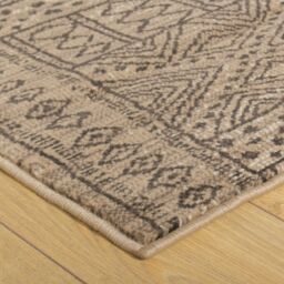 runrug Hallway Carpet Runner Rug - Soft & Comfy, 9mm - Afrikans in Taupe - Size: 80 cm x 420 cm - thumbnail 2