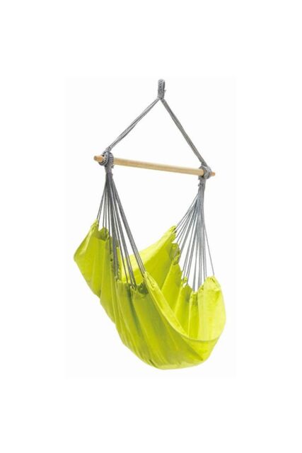 Amazonas Panama Kiwi Hammock Chair - Cotton, Beech Spreader Bar in Green - image 1