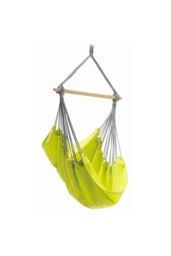 Amazonas Panama Kiwi Hammock Chair - Cotton, Beech Spreader Bar in Green