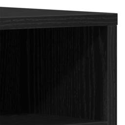 Berkfield Home TV Cabinet Black 150x30x44, 5 cm Engineered Wood - thumbnail 9