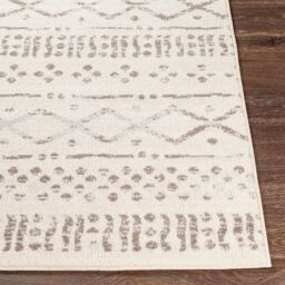 Livabliss Pisa-Global Grey Off-White Charcoal Living Dining Bedroom Rug in Light Grey - Size: 200 cm x 275 cm - thumbnail 5
