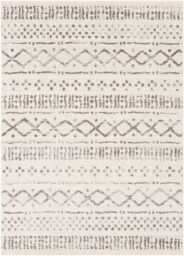 Livabliss Pisa-Global Grey Off-White Charcoal Living Dining Bedroom Rug in Light Grey - Size: 200 cm x 275 cm - thumbnail 2