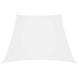 Berkfield Home Sunshade Sail Oxford Fabric Trapezium 2/4x3 m White - thumbnail 2