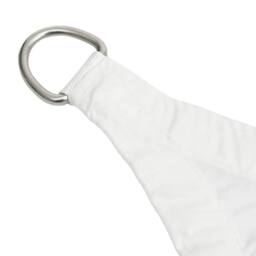 Berkfield Home Sunshade Sail Oxford Fabric Trapezium 2/4x3 m White - thumbnail 4