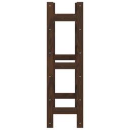 Berkfield Home Beautiful Wine Rack for 30 Bottles Brown Solid Wood Pine - thumbnail 4