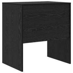 Berkfield Home Writing Desk Black oak Engineered wood 70 x 50 x 76 cm Durable - thumbnail 7