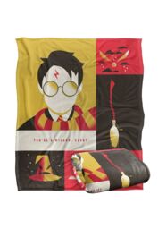 Warner Bros. Harry Potter Icons Silky Touch Super Soft Throw Blanket 152 X 127 cm in White - thumbnail 2