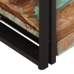 Berkfield Home TV Cabinet 90x30x40 cm Solid Reclaimed Wood in Brown - Size: 90 x 30 x 40 cm - thumbnail 6