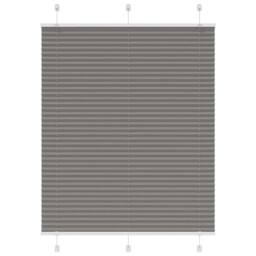 Berkfield Home Pleated Blind Anthracite 105x100 cm Fabric Width 104.4 cm Polyester in Dark Grey