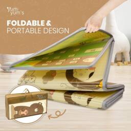 Yum Yums 200x150cm Soft Waterproof Baby Play Mat - Kitty Play Time Design - Size: 200x150 cm - thumbnail 7