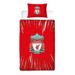 Liverpool FC Never Walk Alone Duvet Set in Red - Size: Single - thumbnail 2