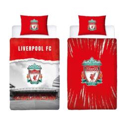 Liverpool FC Never Walk Alone Duvet Set in Red - Size: Single - thumbnail 3