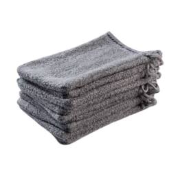 ARTG Satin Trim Wash Glove in Grey - thumbnail 2