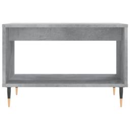 Berkfield Home Decorative Coffee Table Concrete Grey 60x50x40 cm Engineered Wood - Size: 60 x 50 x 40 cm - thumbnail 4