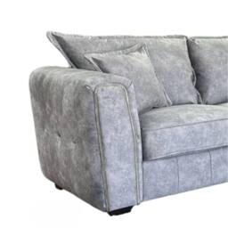 SNUG FURNITURE BIRMINGHAM LTD Serena Large Corner Sofa Full-Back in Grey - thumbnail 2