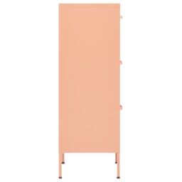Berkfield Home Storage Cabinet Pink 42.5x35x101.5 cm Steel - thumbnail 4