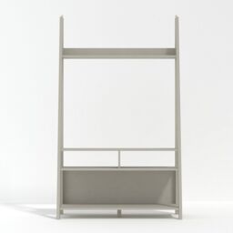 Lemon Pavilion Furniture Tiva Ladder TV Unit - MDF - L38.6 x W105 x H175.4 cm - Grey - Size: 1 Pack - thumbnail 2