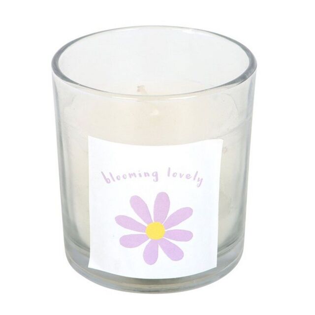 Something Different Blooming Lovely Wildflower Daisy Scented Candle in White - image 1