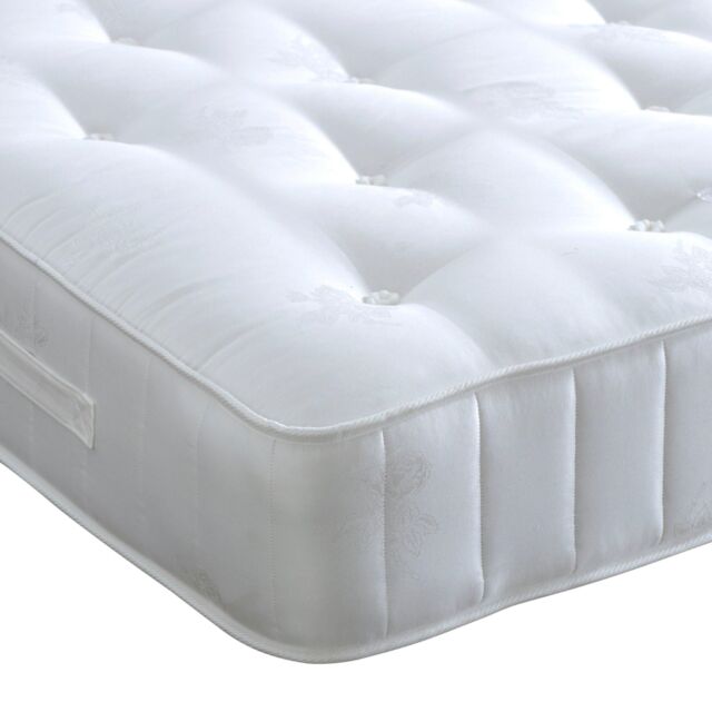 Bedmaster Crystal 1400 Pocket Sprung Mattress in White - Size: Small Single - image 1