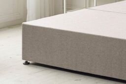 Somnior Ziggy Platform Divan Bed Base With 2 Drawers Tweed in Brown - Size: Single - thumbnail 3