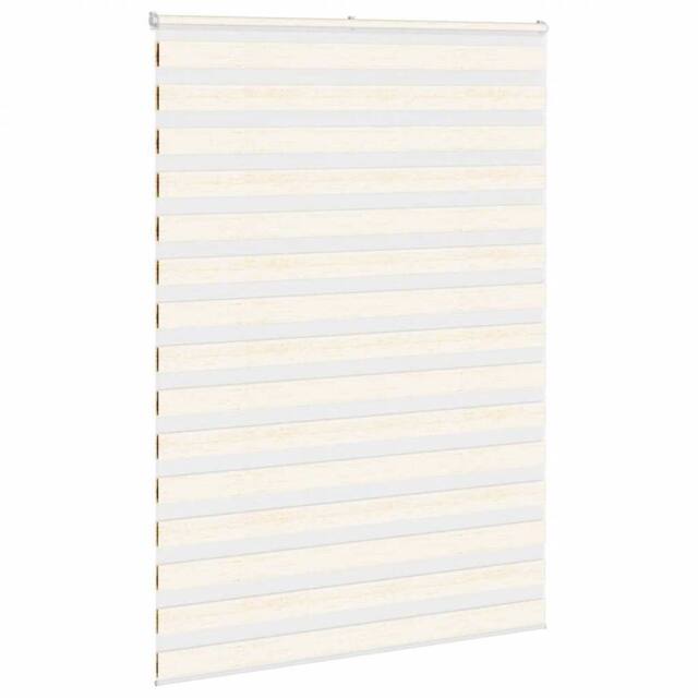 Berkfield Home Elegant Zebra Blind Marble Beige 155x200 cm Fabric Width 150.9 cm - image 1