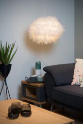 Lucide 'GOOSY' Dimmable Adjustable Stylish Modern Indoor Pendant Light 1xE27 in White - thumbnail 3