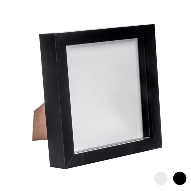 "Nicola Spring 3D Box Photo Frame - 6"" x 6"" - Pack of 1 in Black" - image 1