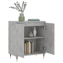 Berkfield Home Sideboard Concrete Grey 60x35x70 cm Engineered Wood - Size: 60 x 35 x 70 cm - thumbnail 4