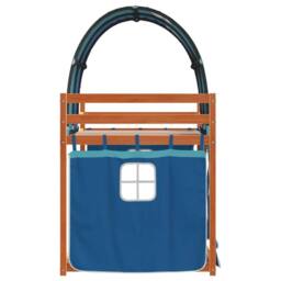 Berkfield Home Bunk Bed without Mattress Blue 90x190 cm Single Solid Wood Pine - thumbnail 6