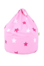 Bean Lazy Women's Cotton Pink Stars Bean Bag Child Size - Size: Small - thumbnail 1