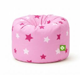 Bean Lazy Women's Cotton Pink Stars Bean Bag Child Size - Size: Small - thumbnail 2